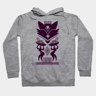 Tribal cats Design Hoodie